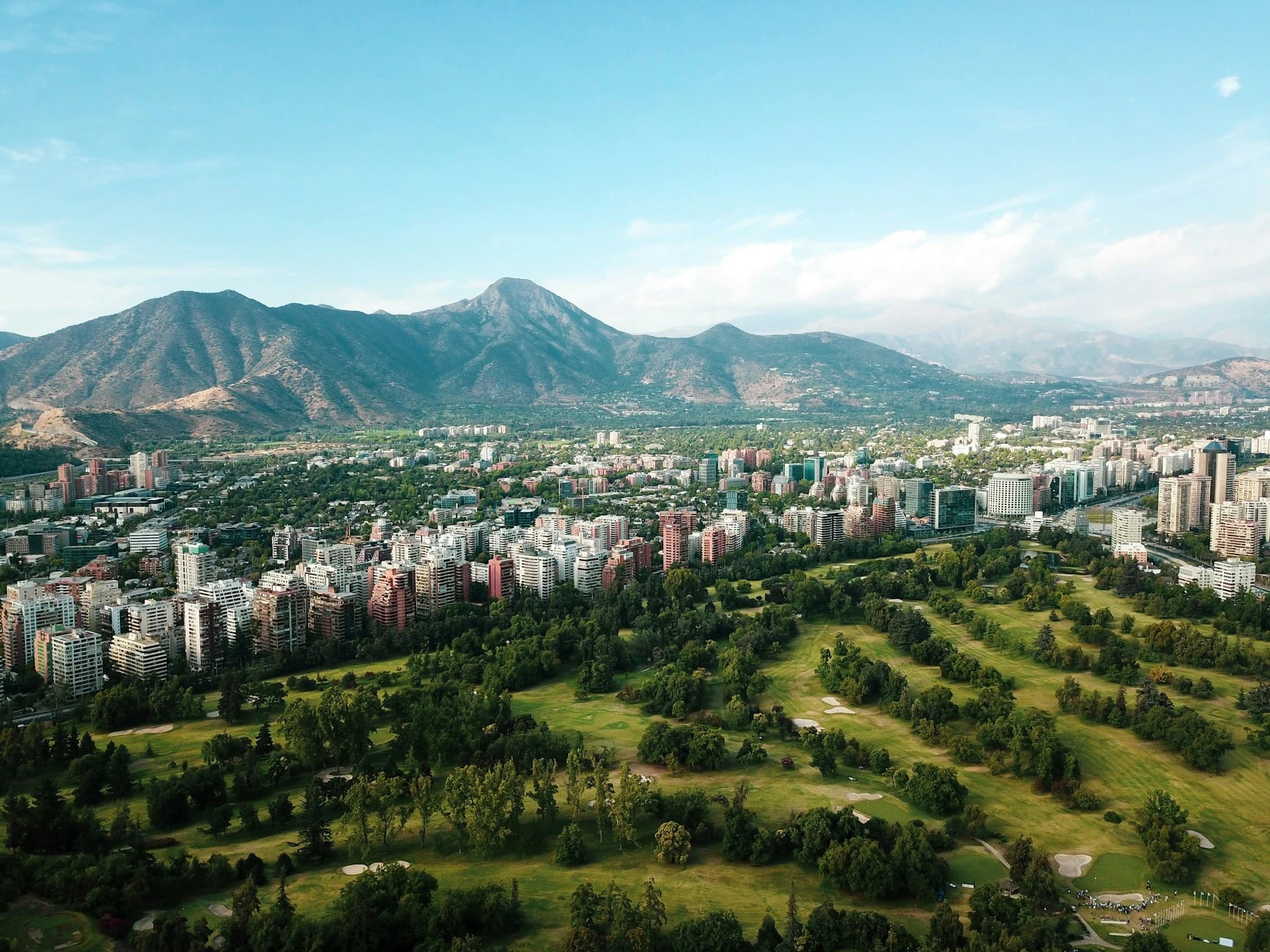 نمای شهر در شیلی